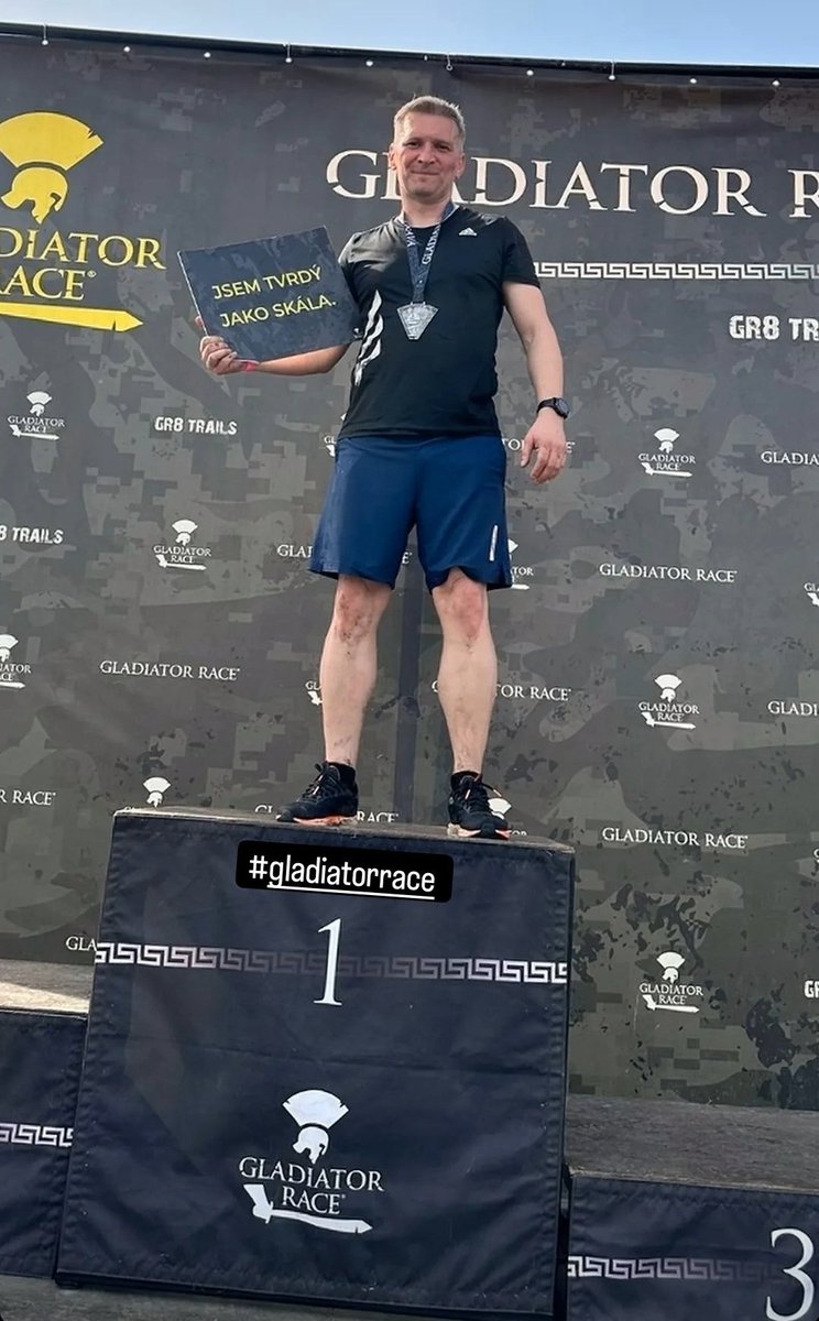 Ujec's tweet photo. S Třincem se rovnat nemůžu. 
Ale i tak to bylo parádní. 🤩
#gladiatorrace https://t.co/VqH1H6mzpc