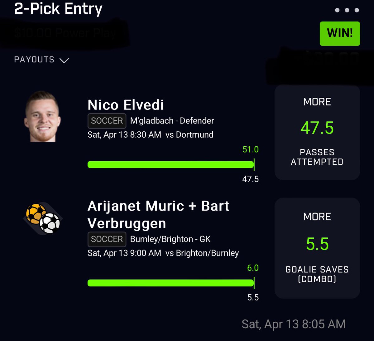 It's always green on here another successful subsciber cash out Join the Link below 👇
t.me/+c-EYn4cfaO84Y…

#PrizePicks | #PrizePicksNBA #NBA       #NBATwitter #prizepicksmlb #PrizePicks #freeplays #potd #nukes #bettingpicks #GambingX #chalkboard