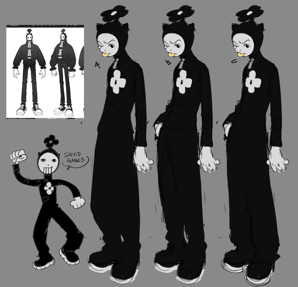 yap1co's tweet image. rough yapico redesign from a while back n his other forms