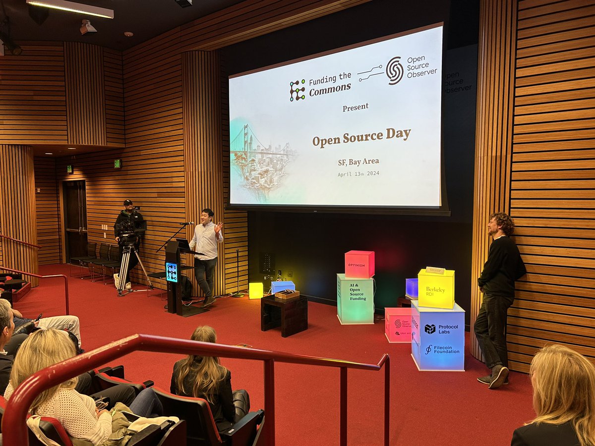 Kicking off Open Source Day at <a href="/FundingCommons/">Funding The Commons</a> ❤️‍🔥