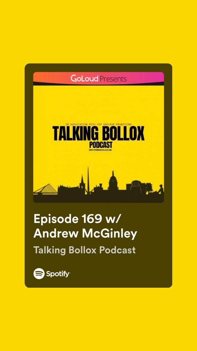Definitely the toughest episode of @talkingbollox_ I've listened to, i did shed tears, but honestly, credit to @CalvinOBrien1 and @terencepower_ they did themselves proud how they handled it. Fair play to Andrew for being able to do it. Definitely worth a listen