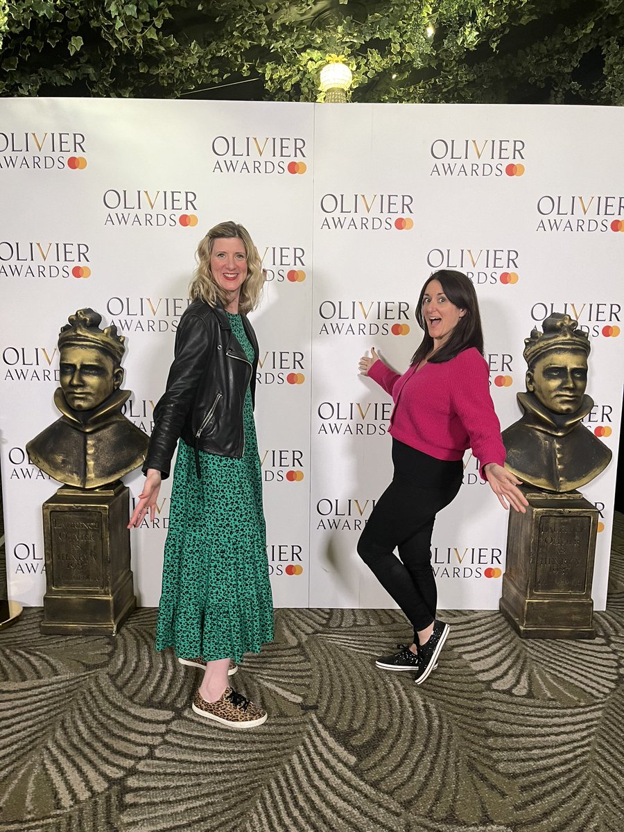 Just a little bit excited about @OlivierAwards! This time tomorrow…