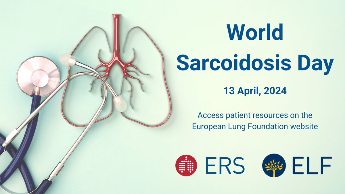 On World #Sarcoidosis Day, visit the @EuropeanLung information hub & its dedicated page to sarcoidosis, focusing on pulmonary sarcoidosis. europeanlung.org/.../lung-condi… @EuroRespSoc