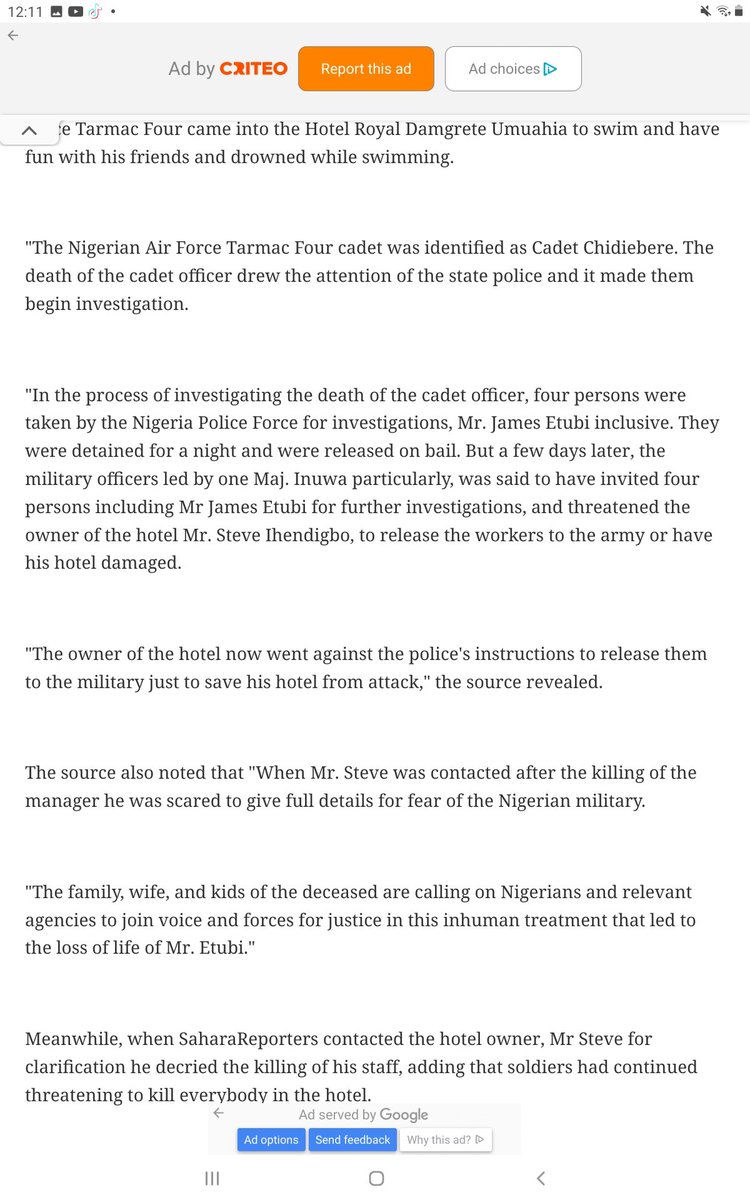 AtakataJakarta's tweet photo. @SaharaReporters See how Maj Inuwa ordered his boys to torture Mr Achimugu from Kogi to de@th.
When we call them #zoomilitary some of u don't get it.
May God comfort his young family&grant him eternal rest from dis failed colonial contraption called Nigeria.
No Army in d world behaves this way https://t.co/Co0L9c2yPQ