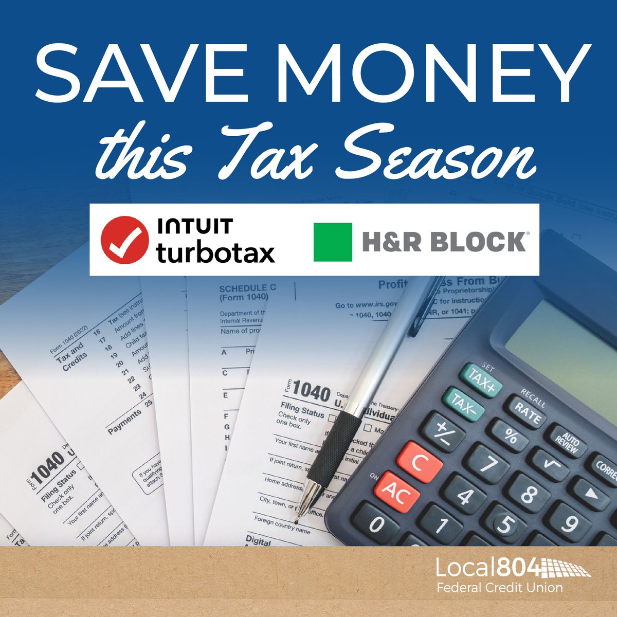 Maximize your Local 804 FCU membership this tax season! Access exclusive deals on tax solutions to make filing. Learn more: bit.ly/3vOiPPG #TeamstersLocal804 #Teamsters #UPS #local447IAMAW @Teamsters_Local_804 @804_Local