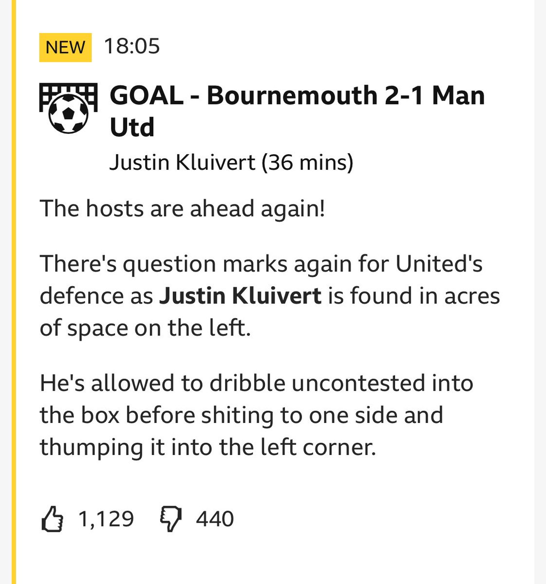 FPdeviL's tweet image. That’s just disgusting @BBCSport 💩