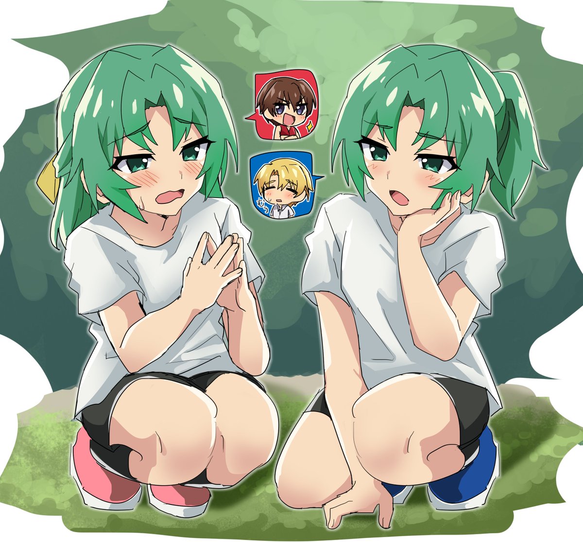 twintail_man's tweet photo. 詩音魅音👶
#ひぐらしFA https://t.co/2mY07lXPLR
