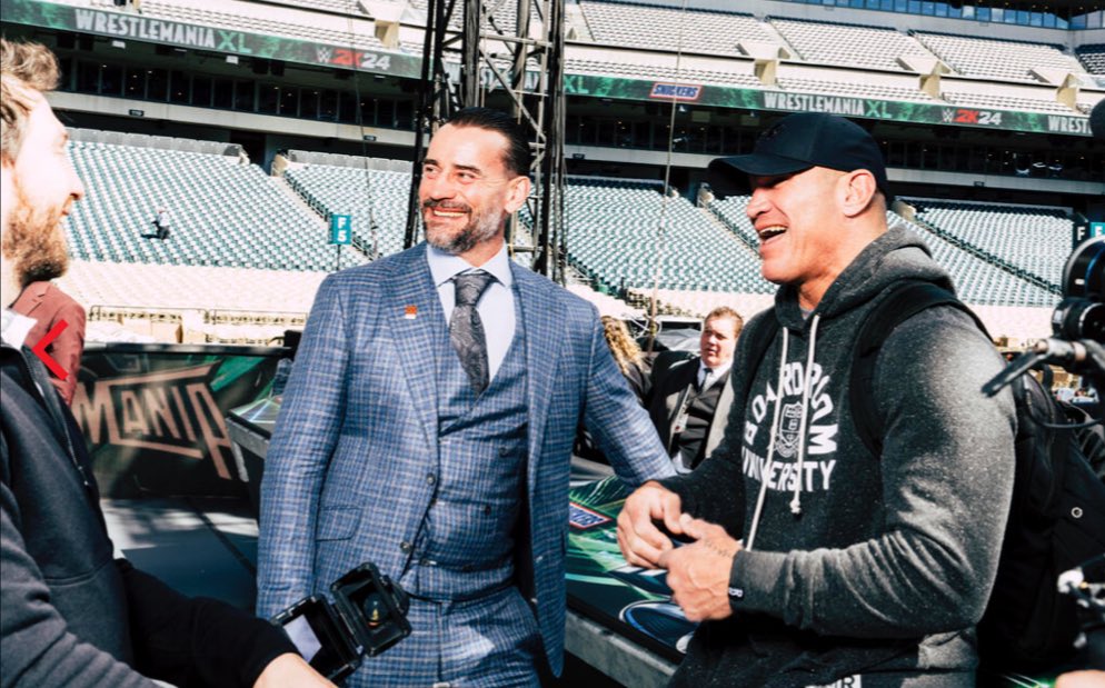 Cm Punk and Randy Orton are the best of friends now you love to see it ❤️

📸: Wrestlemania XL
