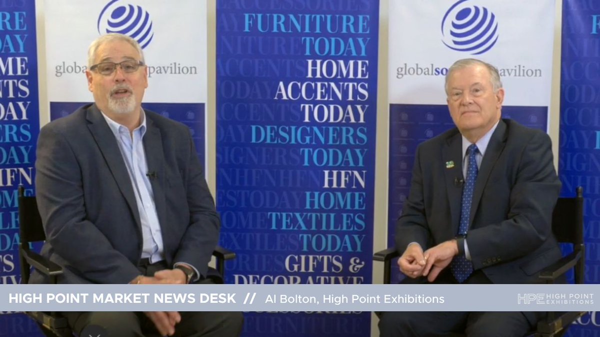 Al Bolton, CEO of High Point Exhibitions and the curator of the Global Sourcing Pavilion at High Point Market, shared his insights on the rapid changes underway in the furniture import market. Video series brought to you by @ExhibitionsHigh. WATCH NOW: bit.ly/43XcBJP