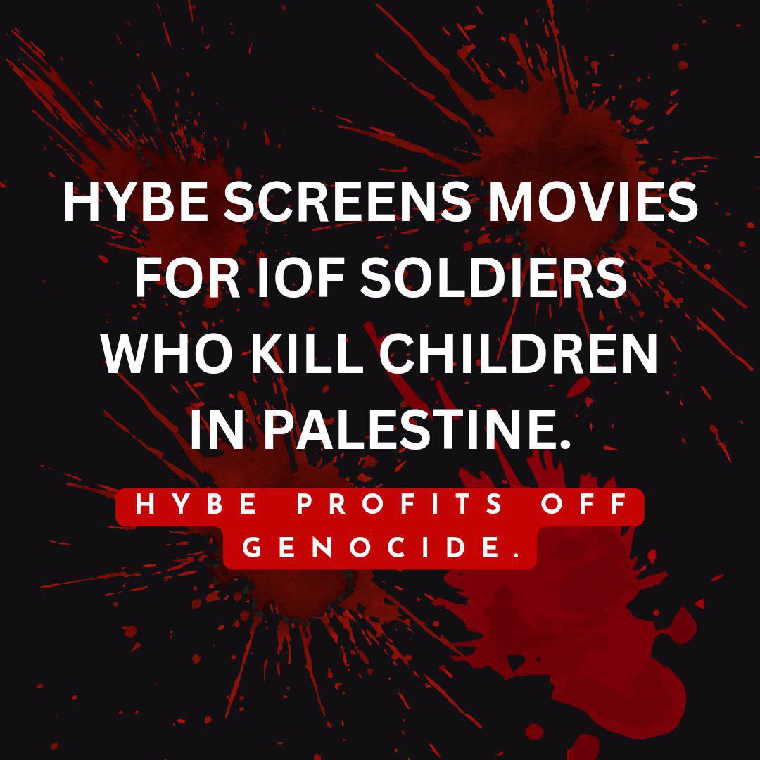 the way that company is taking advantage of the boys whilst they're not here, should truly make you all angry; but you're too busy enabling them to do this shit, zionists on their songs/albums, screening movies for zi0s, platforming zi0s...sickening

#SHAMEONHYBE
<a href="/HYBEOFFICIALtwt/">HYBE OFFICIAL</a>