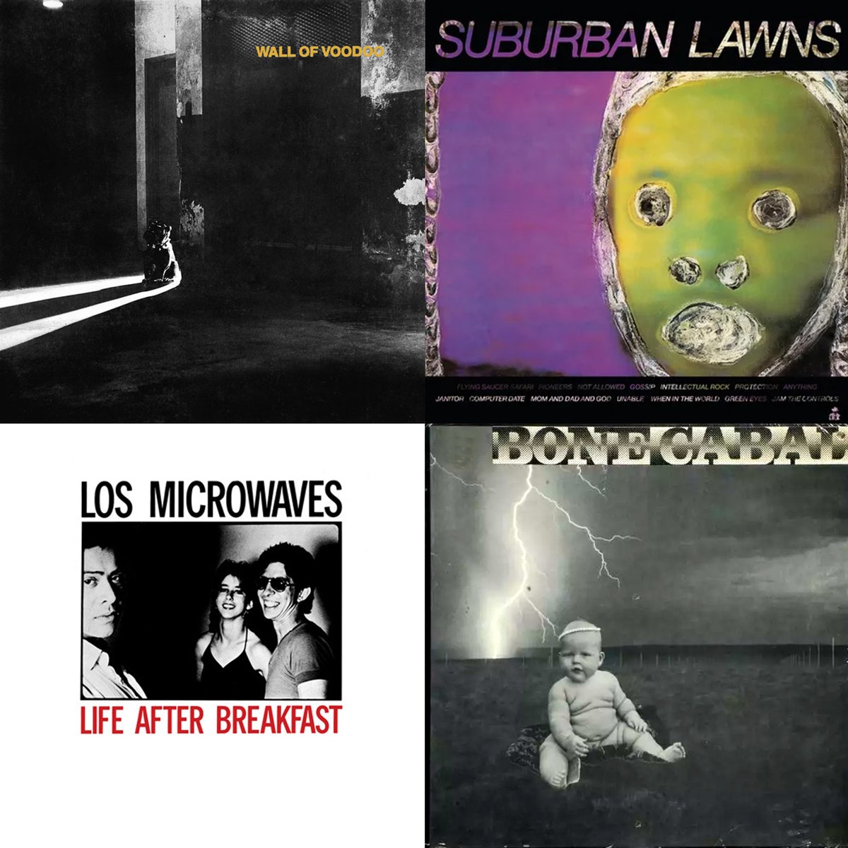 four SoCal bands that were a direct influence on Freaks Amor - Wall of Voodoo, Suburban Lawns, Los Microwaves and Bone Cabal / Neophonics #80smusic #wallofvoodoo #suburbanlawns #loslmicrowaves #Bonecabal #newwave #artpunk #freaksamor