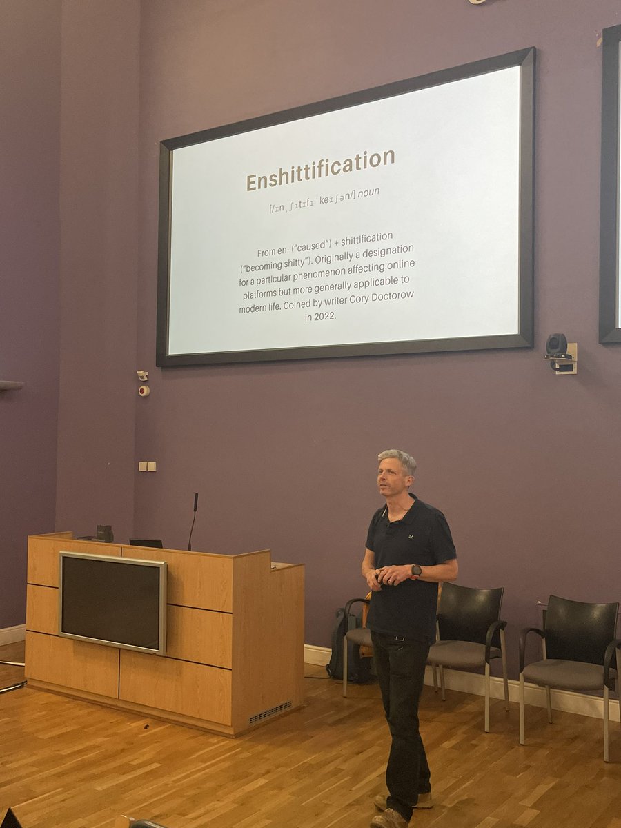 And word of the day -‘enshittification’ and how to resist it - with Euan Lawson, editor BJGP to finish the day
An illuminating conference #DeepEndIntConf2024 
Thank you @deependgp