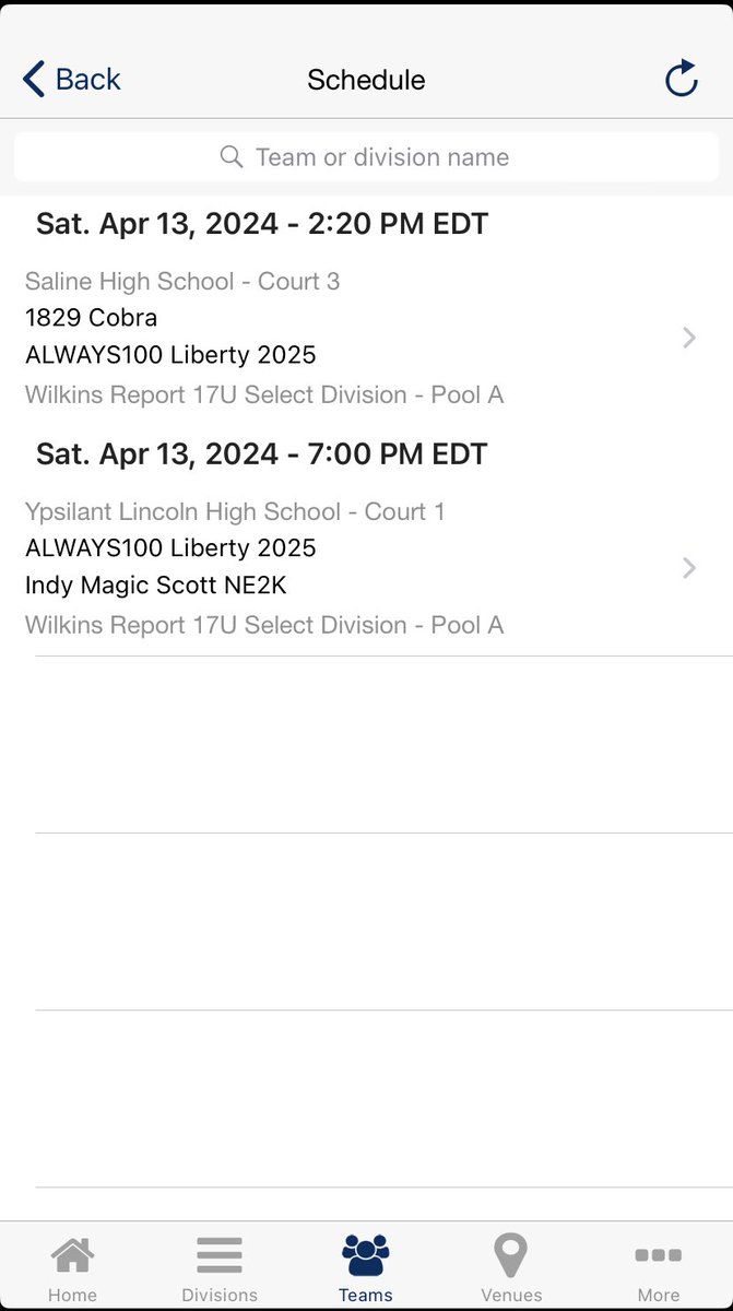 Schedule for today in Ann Arbor!
