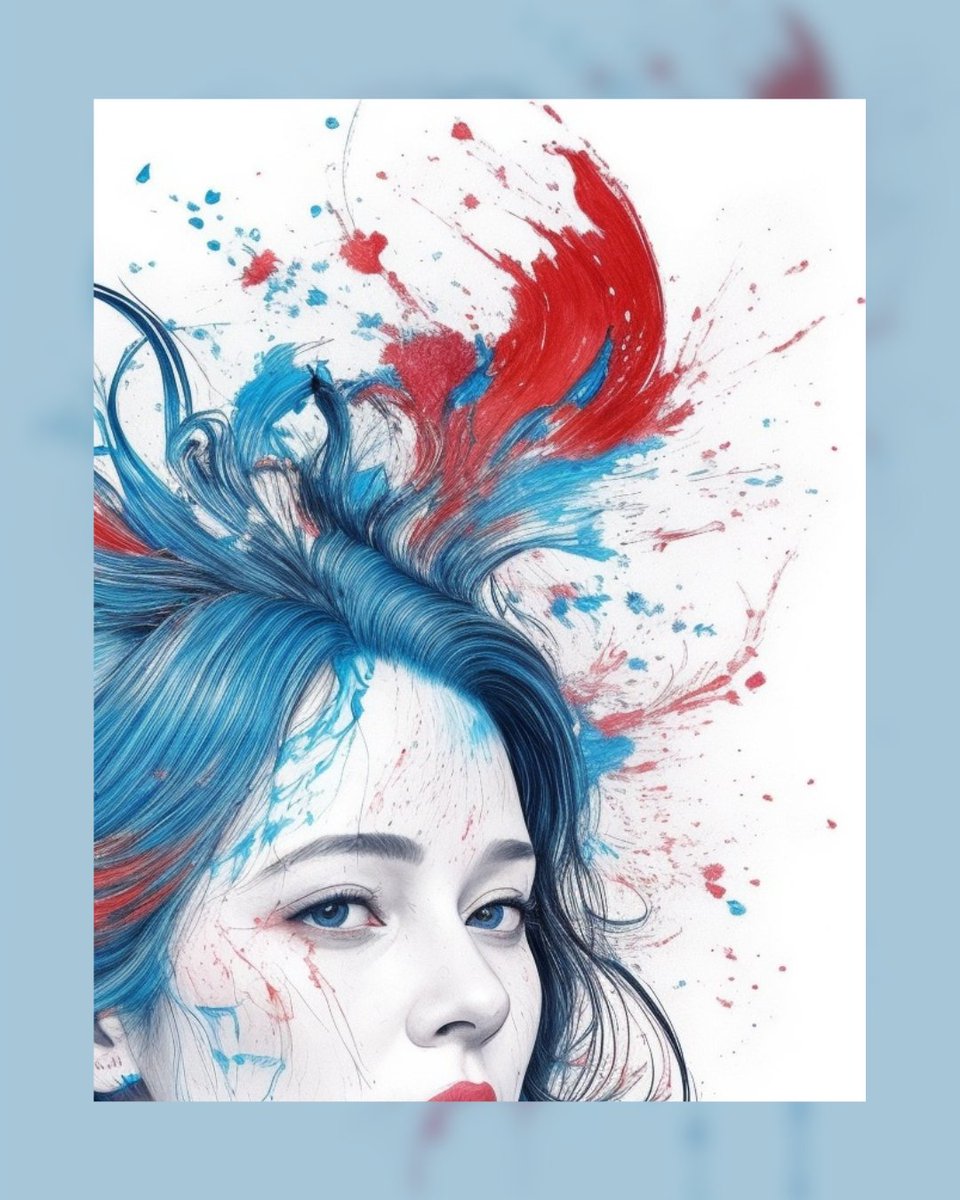AntonPsak's tweet photo. 🔵🔴 Caught in a whirlwind of passion and poise, "Symphony of Chaos VIII" is a visual journey of contrast and harmony. Where the calmness of blue clashes with the energy of red.

#ArtExploration #OilPainting https://t.co/2c4QaKbpbH