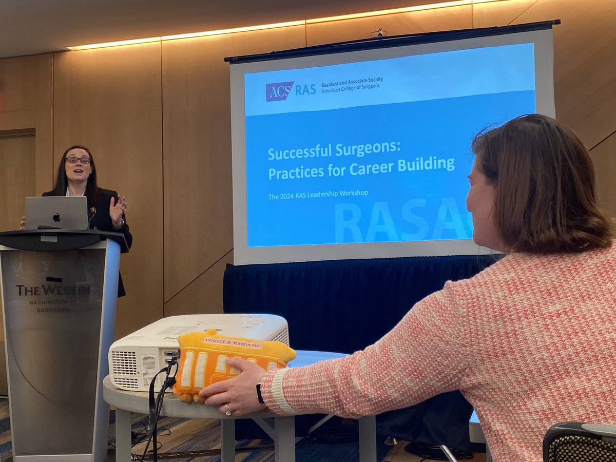 So excited to be here in DC for the @AmCollSurgeons 2024 Leadership and Advocacy Summit. Kicking it off with the @RASACS leadership panel, opened by the amazing RAS Chair @KaitlinRitterMD! #ACSLAS24 #rascot