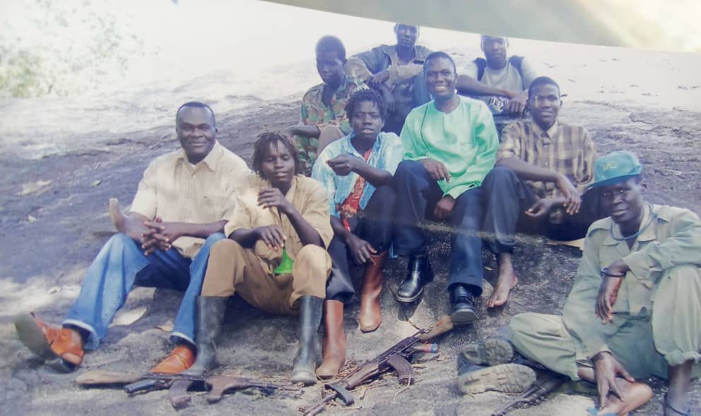 The search for Peace! Someone unearthed this photo of the Chief Justice <a href="/ac_owinydollo/">Alfonse C. Owiny - Dollo</a> and I with young LRA rebels in the bushes of Garamba Forest in Congo. We must never forget this journey which had many twists and turns.