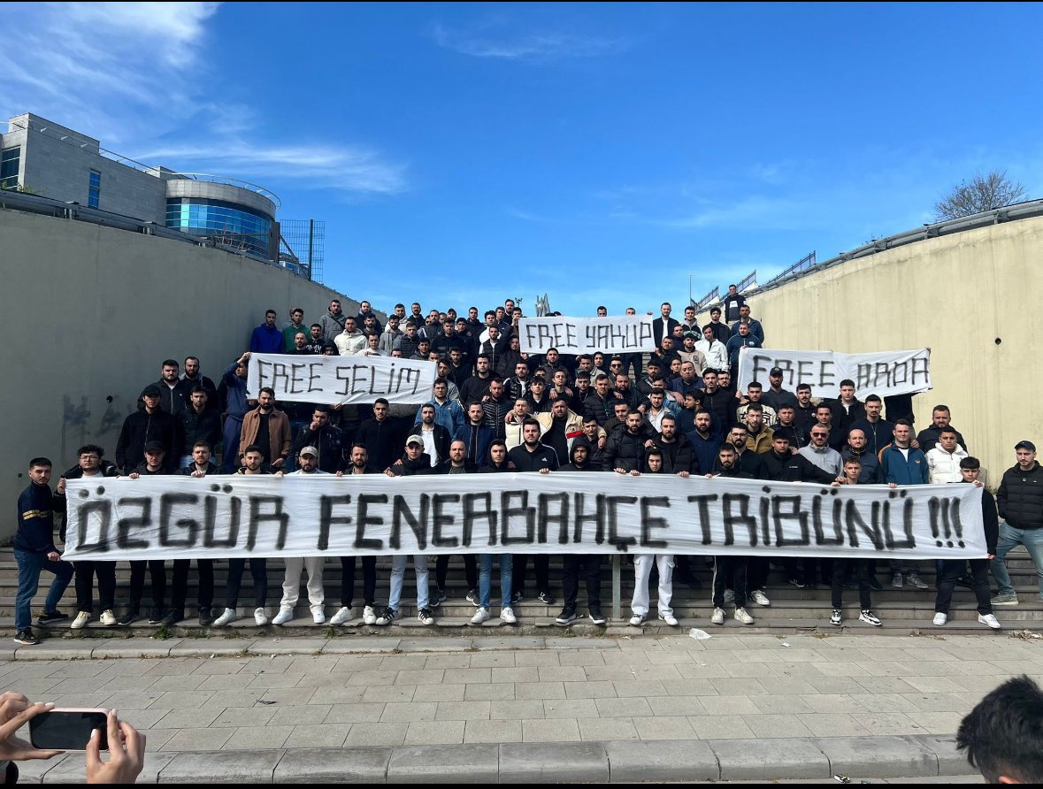 #ÖzgürFenerbahçeTribünü #KardeşlerimizİçinAdalet #FreeArda #FreeSelim #FreeYakup