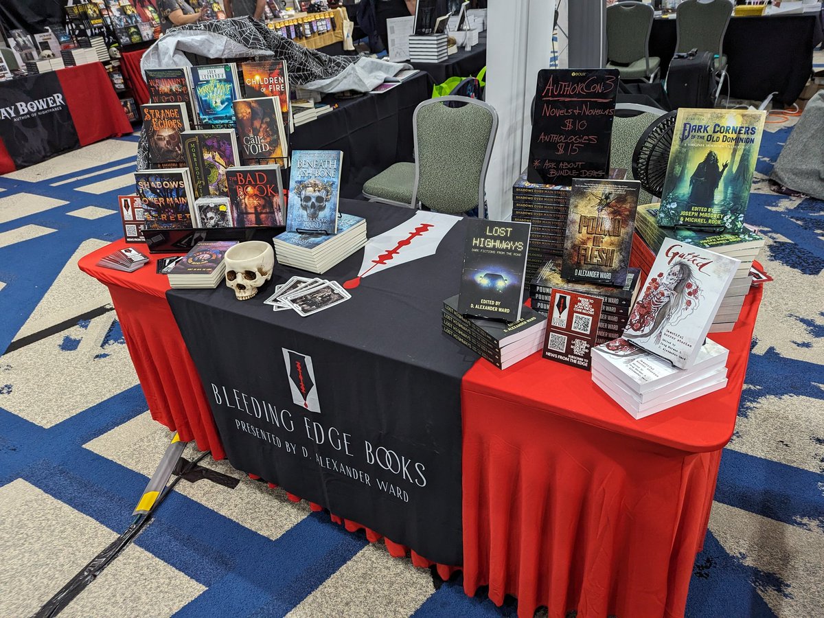 BleedingEdgePub's tweet photo. #ScaresThatCare Authorcon 3 -- Come see us and check out our books! https://t.co/ykd2A5EYLk