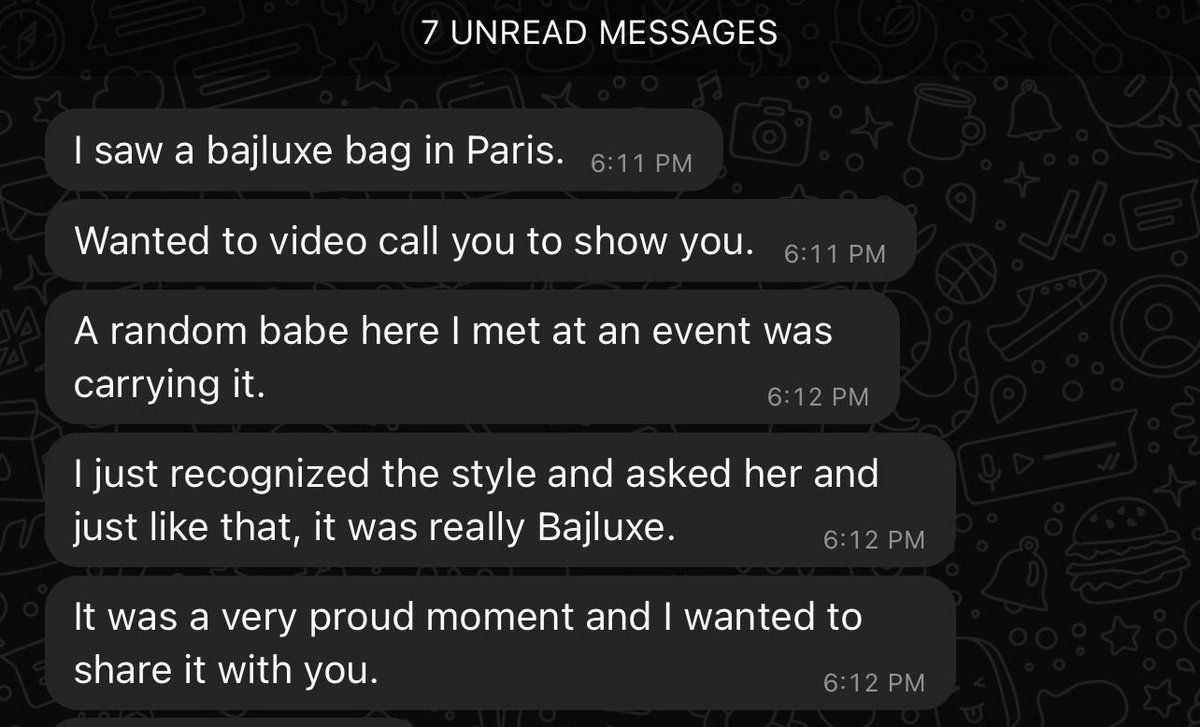 A big thank you to God and everyone for the love and support for Bajluxe❤️ Bajluxe was spotted in Paris and it's all thanks to our special customers. Stick with us because we're just getting started. By God’s Grace🙏🏾🥳