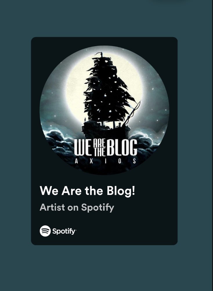 A_C_Pritchard's tweet photo. Speaking of #Spotify, my band is back & available to stream! Listen to #WATB while you write if youโre into #metal ๐ค๐ฅ๐
https://t.co/ltxmF9EMoX https://t.co/YN4ZaHZsIz
