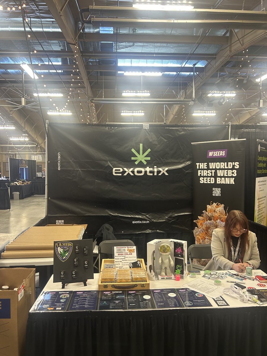 <a href="/exotixtech/">Exotix Tech</a> / <a href="/NFSeeds_io/">NFSeeds.io</a> / <a href="/AdamDunnShow/">The Adam Dunn Show</a> / <a href="/BlakeExotix/">Exotix Blake</a> out in full force at the <a href="/NoCoHempExpo/">NoCo Hemp Expo</a>! Come see us at our booth and grab some seeds for the season! 

#Exotix #ExotixTech #NFSeeds #ADS #AdamDunn #AdamDunnShow #mmemberville  #NFT #Crypto #Cannabis #420community #420life