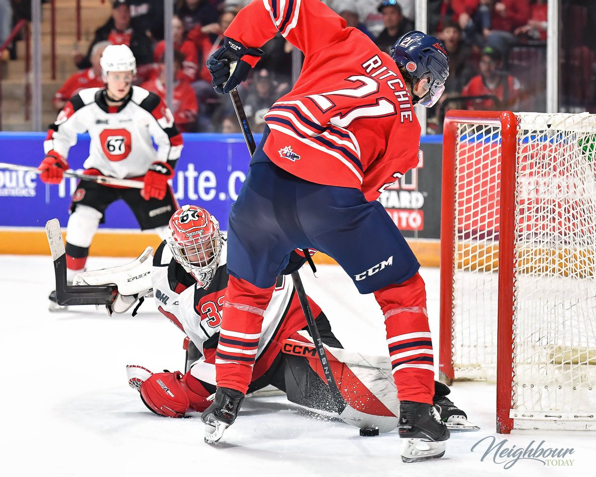 Draft Eligible (@draft_eligible) on Twitter photo Your <a href="/Oshawa_Generals/">Oshawa Generals</a> came out on top over their <a href="/OHLHockey/">Ontario Hockey League</a> East Division rivals, <a href="/Ottawa67sHockey/">Ottawa 67’s</a> , winning Game 1 of their opening 2nd Round match-up, 4-3, in front of 5,200 excited fans... Your <a href="/Oshawa_Generals/">Oshawa Generals</a> came out on top over their <a href="/OHLHockey/">Ontario Hockey League</a> East Division rivals, <a href="/Ottawa67sHockey/">Ottawa 67’s</a> , winning Game 1 of their opening 2nd Round match-up, 4-3, in front of 5,200 excited fans...