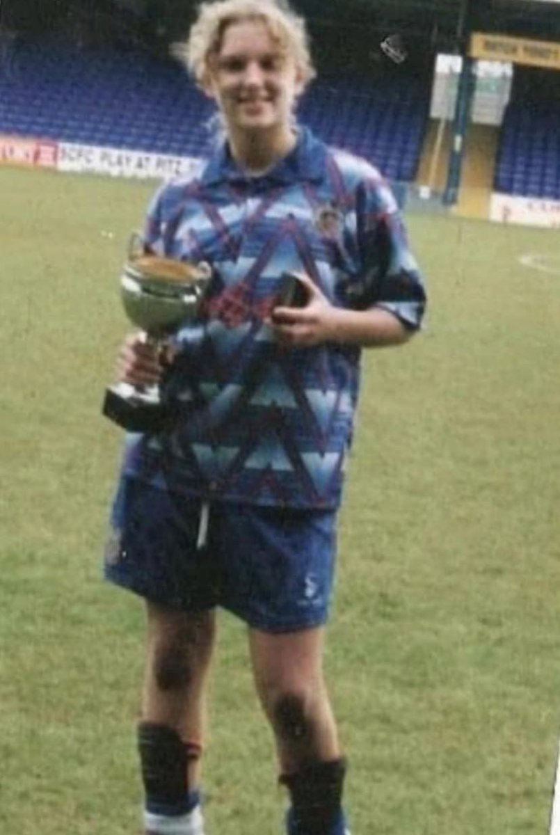 When I was a footy mad 13 yr old after winning the u14s cup final at Edgeley Park. I was at Stockport County from the youths up to the first team, great club. Delighted to see them promoted today, been brilliant all season & it’s great for the fans! ⚽️🏆 Up the Hatters! #scfc