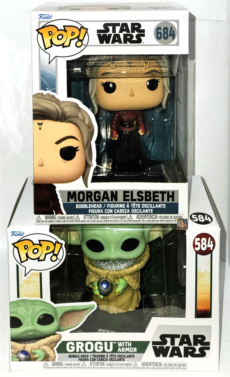 Thought to get out for a bit. Some Star Wars steals were found on this short Saturday trip🌠
Redeemed a free Pop! @ GS🇨🇦
Morgan Elsbeth 🌃🧙‍♀️
Snooped at the dollarstore ~ couldn't leave Grogu with armor behind..his dad made that for him!!🥹
Hope so far so good today, #FunkoFamily!