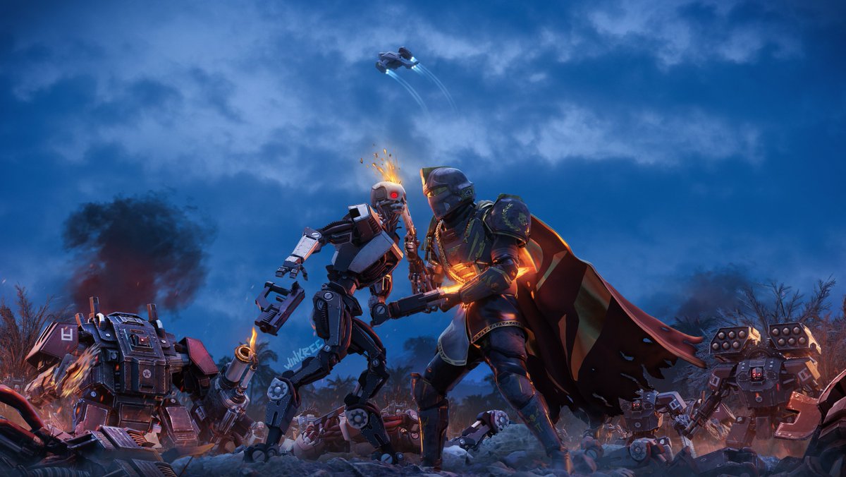 winkree's tweet photo. Death is better than cowardice.
#Helldivers2 https://t.co/F5KT5sf2eC