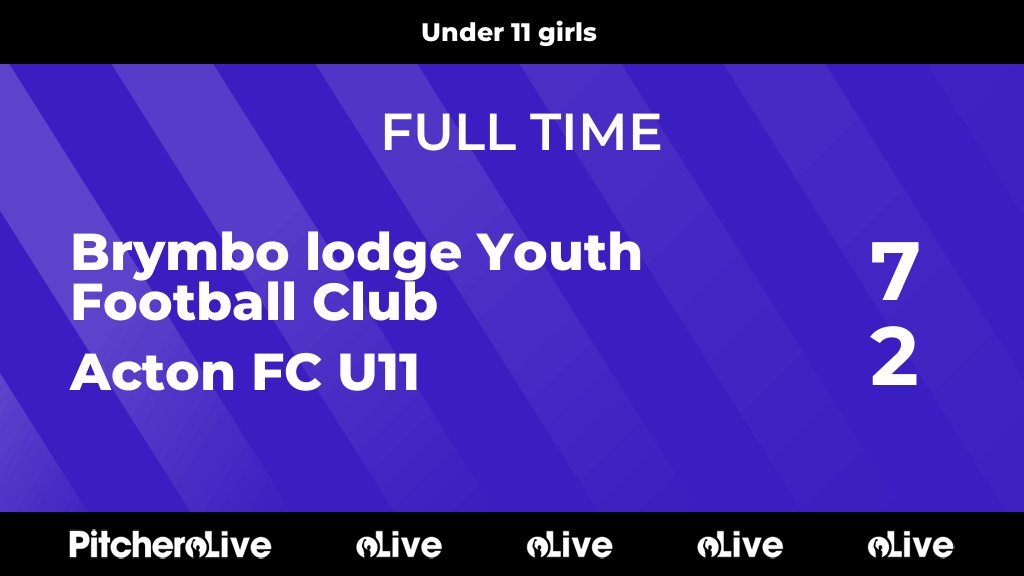 FULL TIME: Brymbo lodge Youth Football Club 7 - 2 Acton FC U11
#BRYACT #Pitchero
brymbolodgeyouthfootballclub.co.uk/teams/274309/m…
