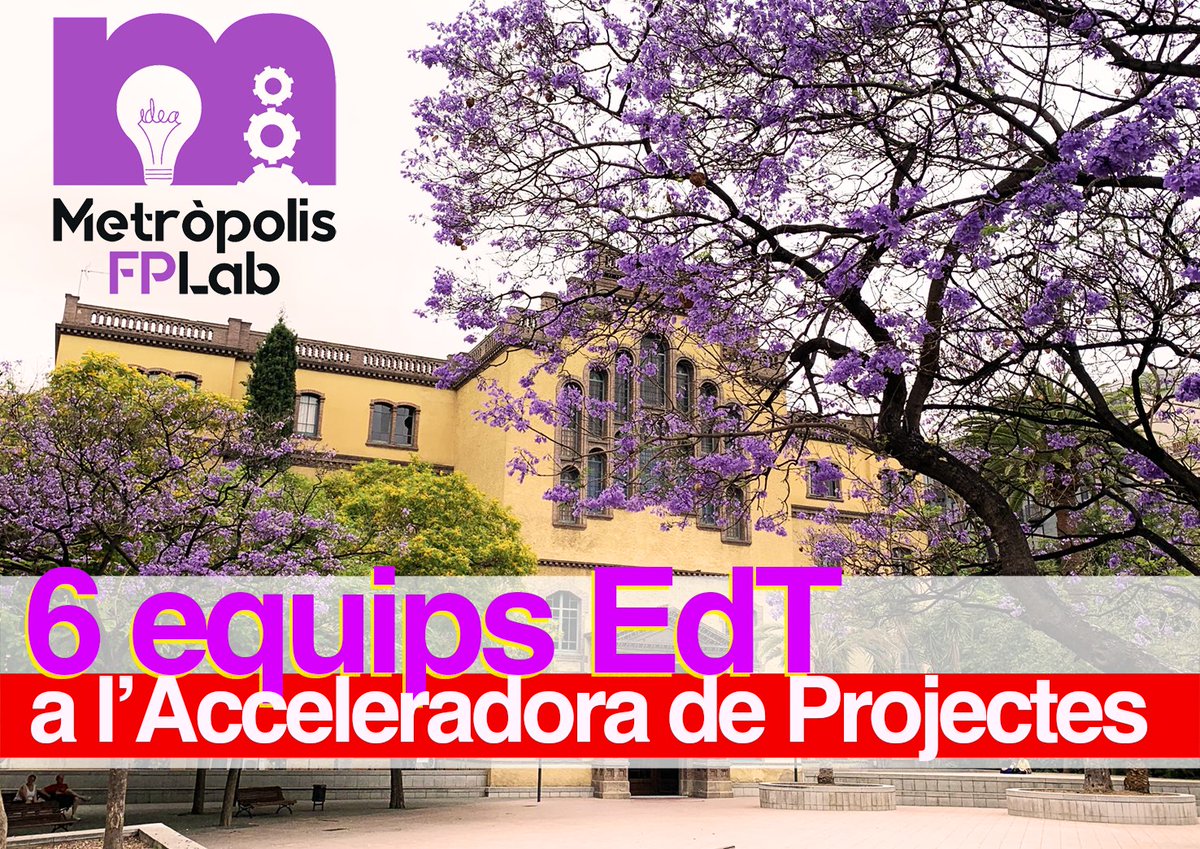 5 dels nostres equips de projecte entre els 45 que superen la primera selecció del concurs Metropolis FPLab. Inicialment concursaven 356 equips de BCN i àrea metropolitana. Som 3 equips del CFGS de Disseny i Multimèdia i 2 del CFGS d’Administració i Finances. Felicitats i seguim!