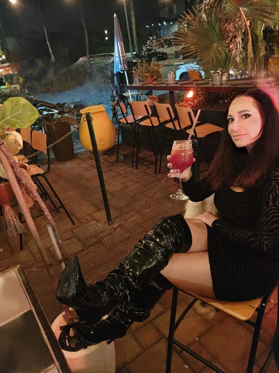After a full day of slave funded shopping, ur Stunning Goddess @missemanuell, permits u to accompanying & pay for dinner out. u kneel as told, as Goddess decides to humiliate u further by ordering u to lick Her Boots while She enjoys Her pre-dinner drinks. onlyfans.com/missemanuell