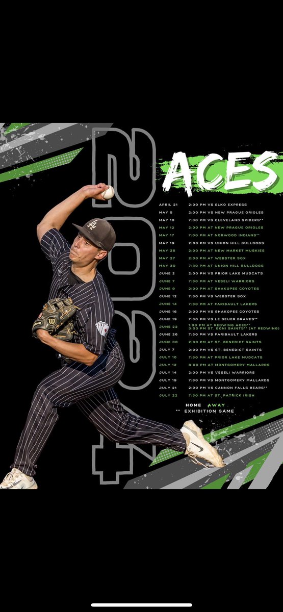 LonsdaleAces's tweet photo. Are you ready!? It’s just around the corner. 2024 season schedule #AcesRoll https://t.co/WTj1ZMqZLs