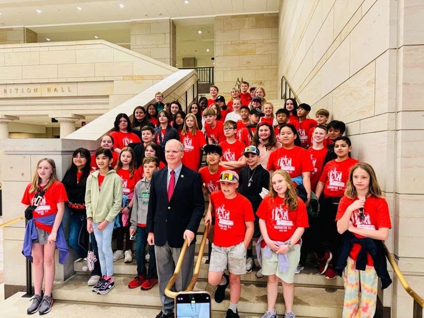 Jody Richards’ first trip to D.C. was amazing! Thank you to Harmony Hendrick for planning this incredible experience for our students!! 💙🚀❤️<a href="/JresRockets/">JRES</a>