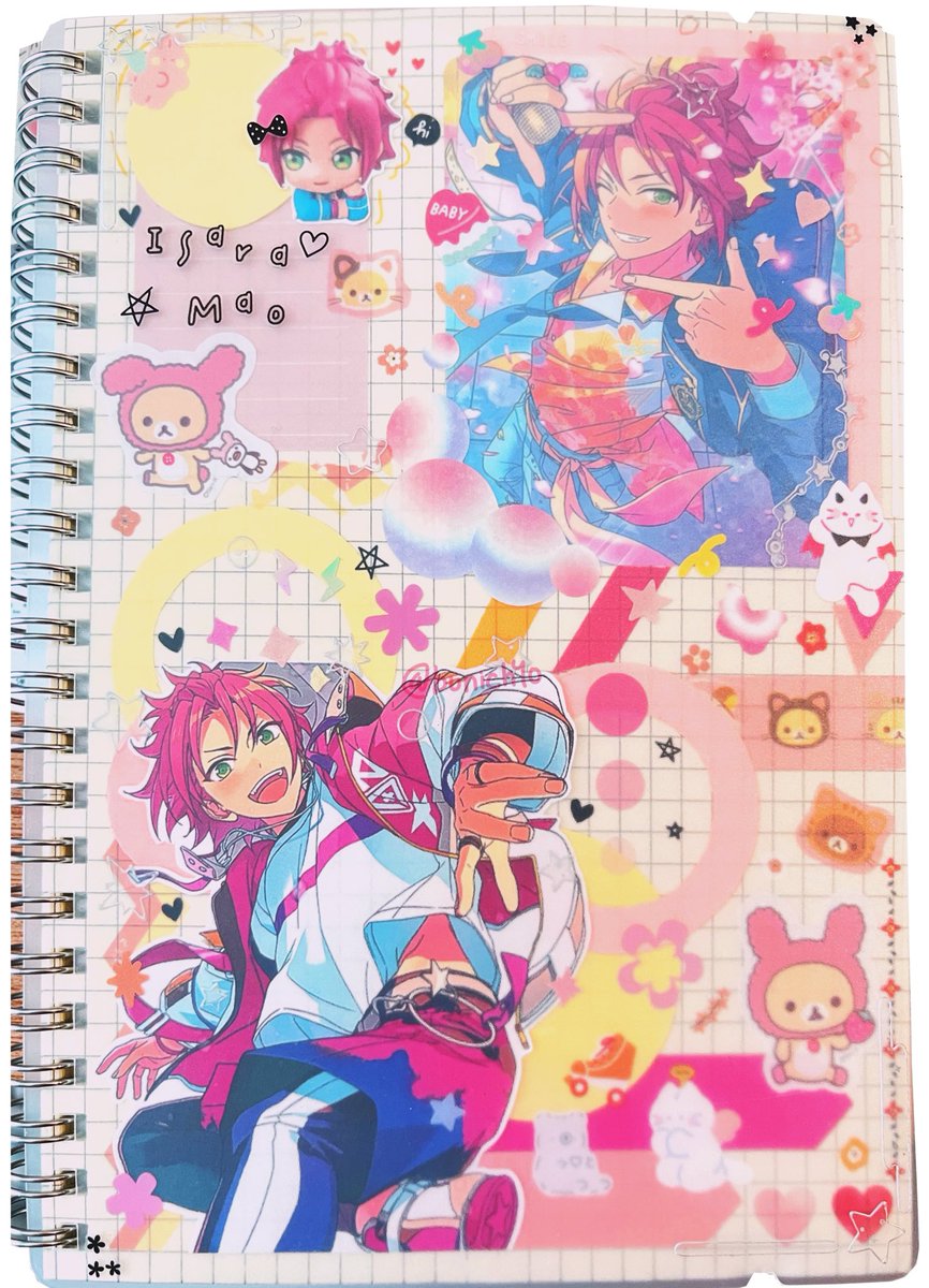bunichyo's tweet photo. not art but mao notebook cover from 2022 #あんスタ https://t.co/psfCkLyFp2