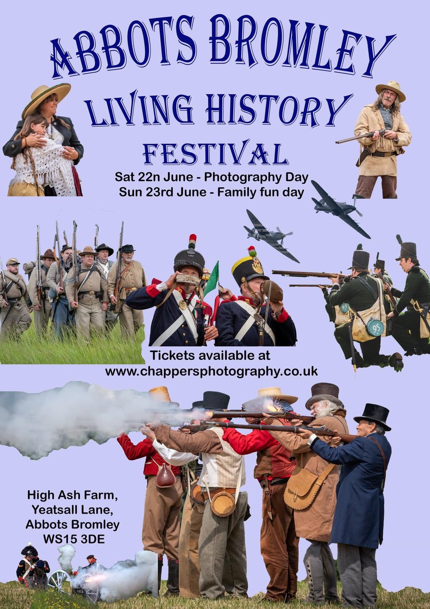 Check out the Abbots Bromley Living History Festival chappersphotography.co.uk/event-details/…