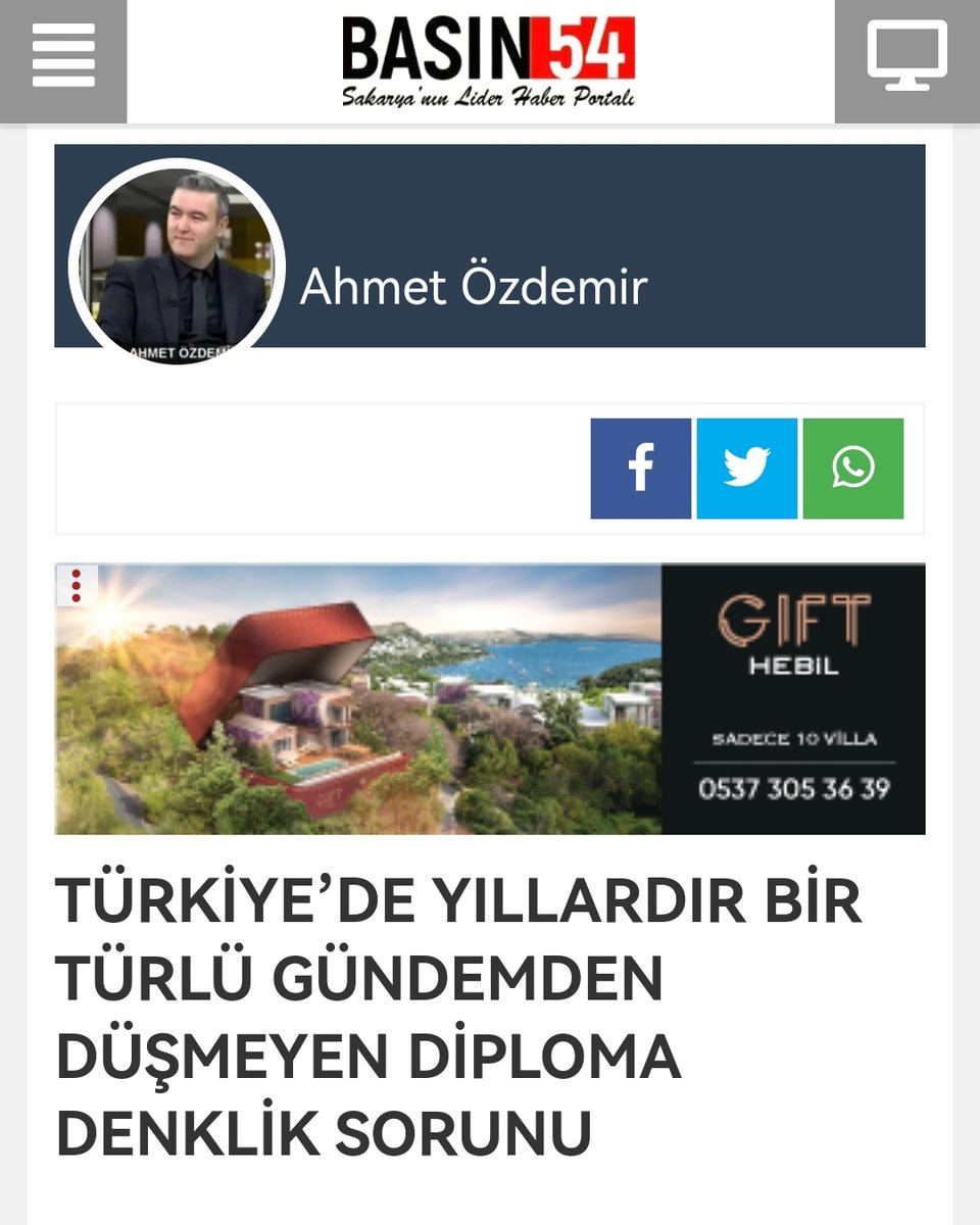 Yıllardır süre gelen bir sorun... #DenklikSorunu bu ülkenin bir an önce çözülmesi gereken sorunlarından biridir.

👇   👇   👇
basin54.com/mobil/yazi/tur…