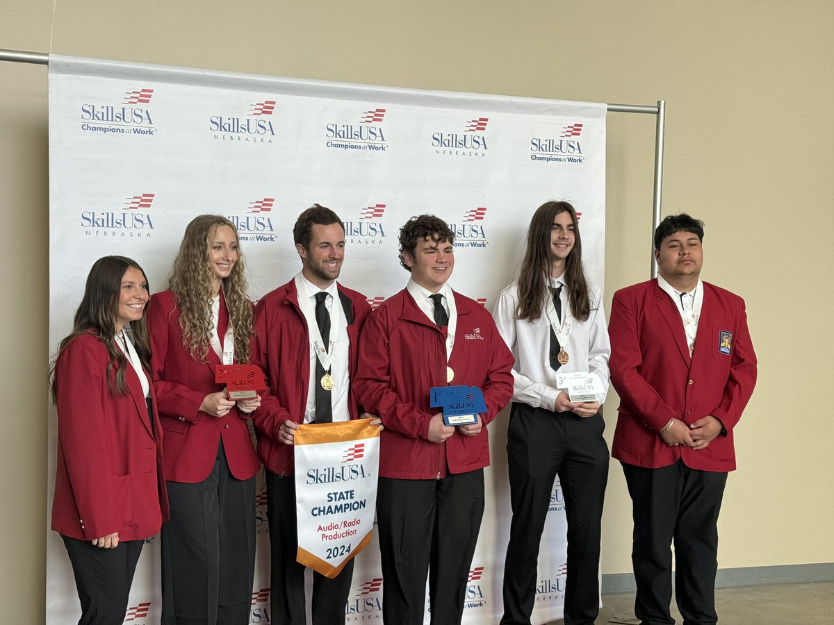 Three time state champs in Audio/Radio Production!  #aurorahuskies