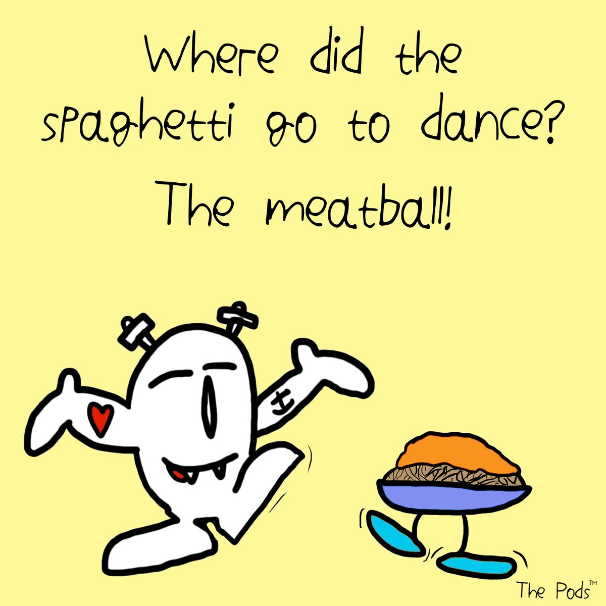 A silly joke for Saturday...
#joke #sillyjoke #sunday #sundayfun #silly #haha
#hahaha #meetthepods #spypod #thepods #pasta
#pastajoke #foodjoke #laugh #laughter #cannelloni
#chuckle #chortle #hahaha