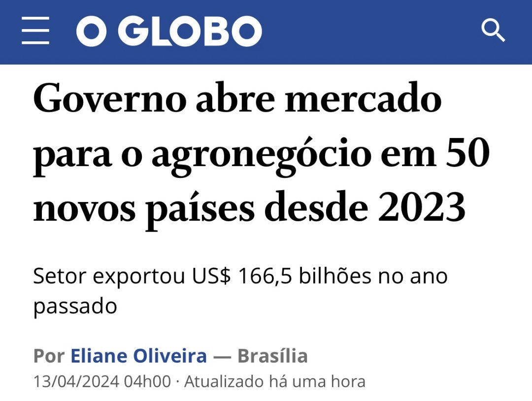 O Lula é inimigo do Agro. O Lula: