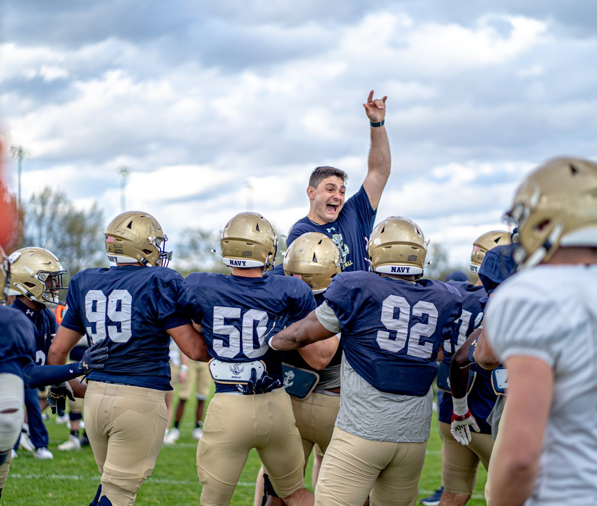 Everyone has fun around here 😁 📍 Annapolis, MD #GoNavy | #LetsFly25