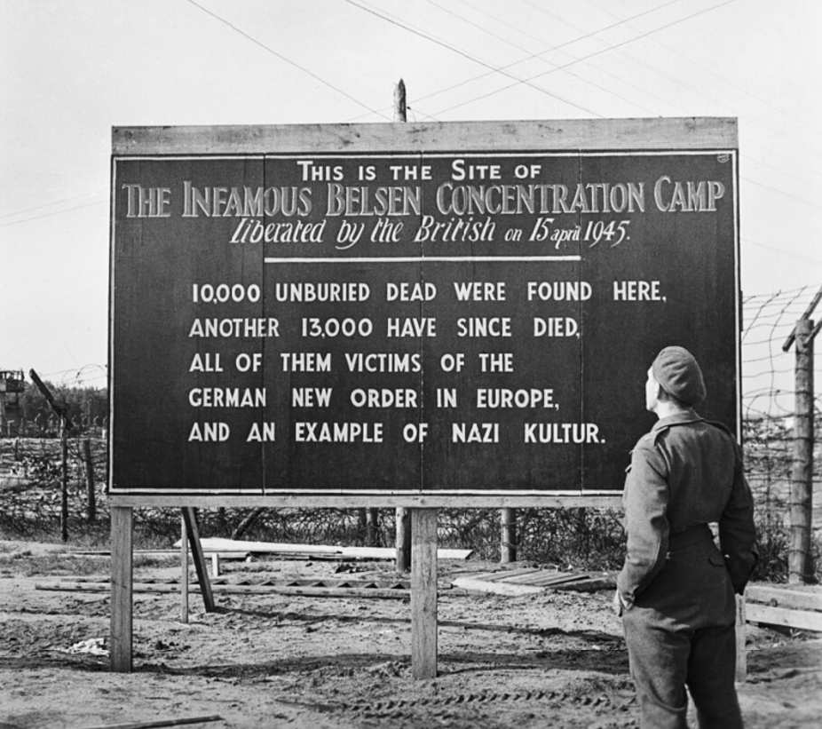 15 April 1945: Near the end of World War II, #British and #Canadian troops liberated the Nazi concentration camp Bergen-Belsen. #history #HistoryMatters #OTD #WWII #WW2 #ad amzn.to/3MDi2XS