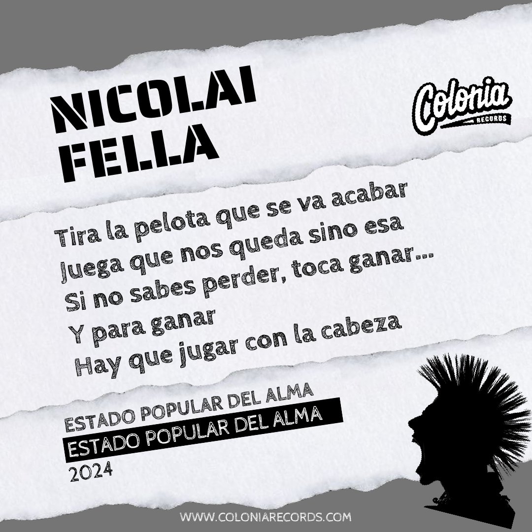 Cantémosle a esas tardes soleadas que pasaban mientras pateábamos el balón... @NicolaiFella #SomosColonia #SomosMúsica #MúsicaColombianaParaElMundo