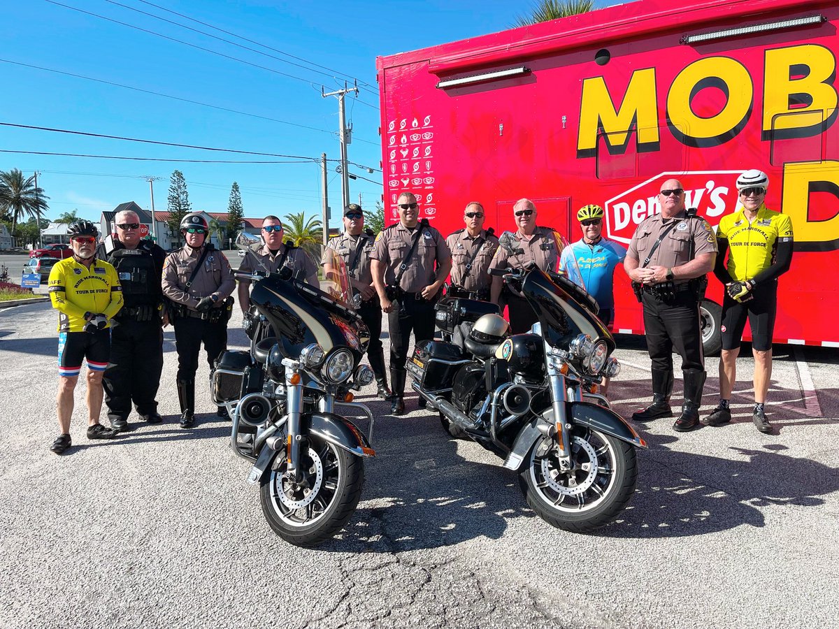 🚴‍♂️ The 2024 FL Tour de Force wrapped up its final leg yesterday, cycling 50+ miles from Titusville to Daytona Beach Shores. The riders have had a 5-day, 270+ mile journey from North Miami Beach to Daytona Beach Shores to honor FL’s Fallen Heroes and support their families.