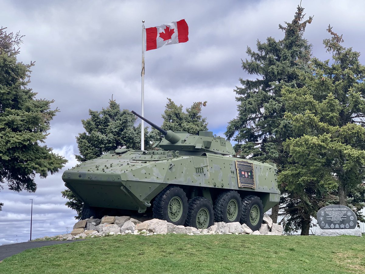 The LAV Monument by @CWHM that honours the 40,000 Canadians who served and sacrificed in Afghanistan. #HamOnt