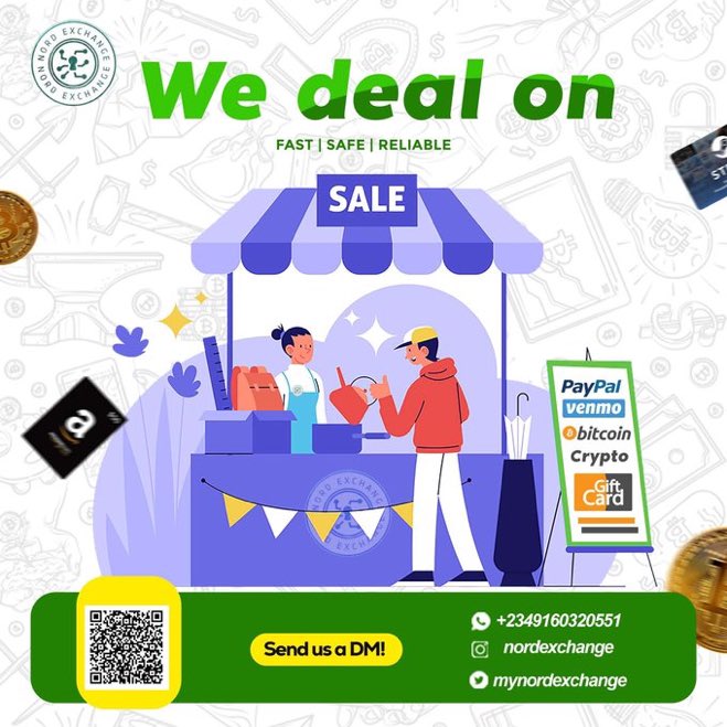 _VALKlNG's tweet photo. Enjoy crypto trading with Nord Exchange!

Trade with confidence and enjoy lightning-fast transactions, unbeatable security, and top-notch rates. 

Connect on WhatsApp (+234 916 032 0551) or follow on twitter @MyNordExchange for the latest crypto deals and updates. 

Trade smarter, not harder - trade with Nord Exchange!
