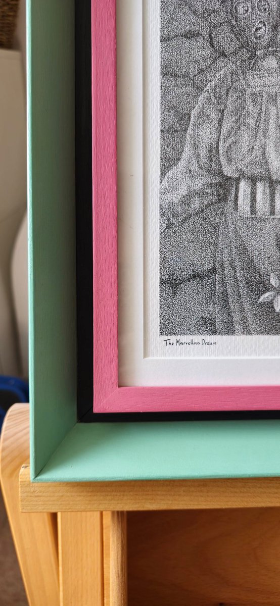 Newly-framed 'The Marvellous Dream' will be heading into a show in Hastings next week. Details to appear in a day or two.