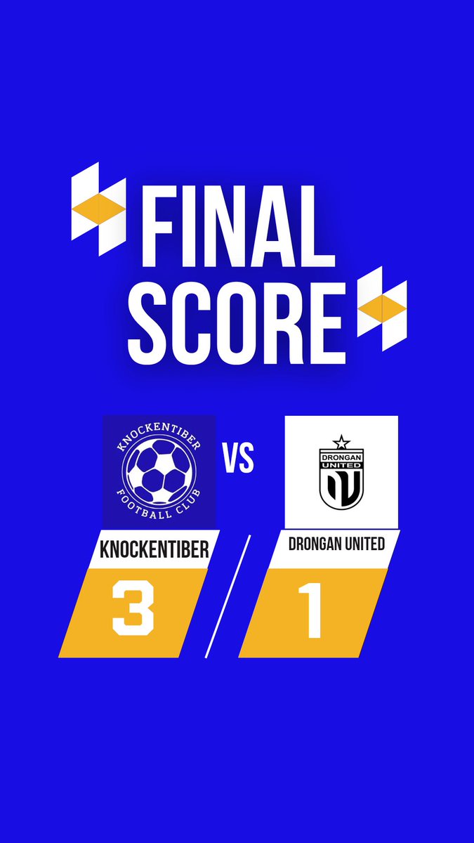 Final Score 🔵⚪️

3 points for Tiber in difficult conditions which made the game a good battle ⚽️

Goalscorers:
Alan Parker ⚽️⚽️
Scott Wright ⚽️

#monthetiber