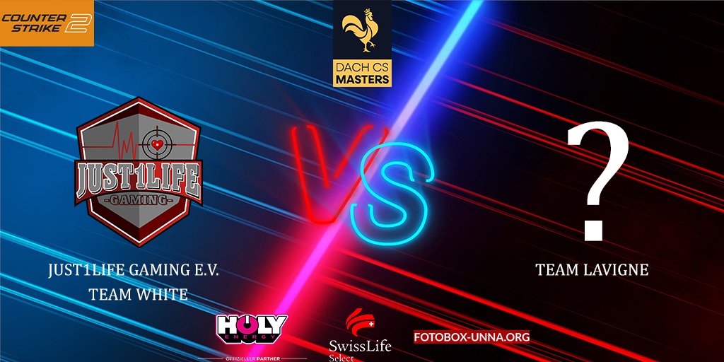 Just1LifeGaming's tweet photo. 🔴#Matchday #CS2 ⚪️

➡️2. Spieltag für unser Team White in der Spielklasse 6. Man will sich heute den ersten Sieg schnappen

🏆 @dachcs 
⏰20:00 Uhr
🆚#TeamLavigne
📺https://t.co/WlkQ47yBzd

#gaming #just1life #j1l https://t.co/CxESIkeN4n
