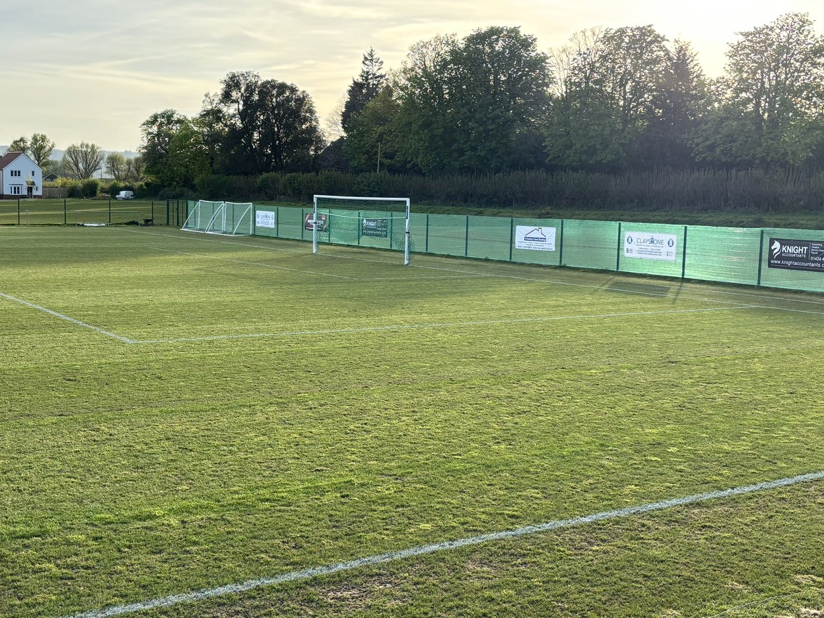 No 1st Team game today so some spring cleaning, Re-Mark, Cut and a massive thank you to all our sponsors who have purchased an Advertising Board Contact @ludispubgrp for further Details #Westies